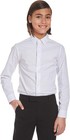 Calvin Klein Boys  Long Sleeve Patterned Dress Shirt  Button-down Style With But