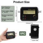 Sat-finder Satellite Finder With Level   Pointer Display Measuring Black