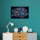 Hollow Knight Map Poster     Fantasy Game World Wall Art 24x36