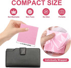 50pcs Jewelry Cleaning Cloth Pink Polishing Cloth For Sterling Silver Gold Plati