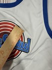 Space Jam Lola Bunny 10 Tune Squad Jersey Xl White Blue Cropped Basketball Tank