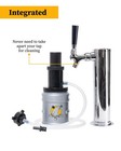 Bar-king Quick-connect Kegerator Beer Line Cleaning Kit  Standard W 4 Packs