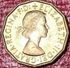 A Very Nice High Grade Unc 1966 Great Britain 3 Pence Coins-dec850