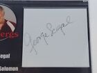 The Goldbergs Tv Show George Segal Signed 4x6 Photo Pops Solomon