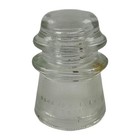 Vintage Hemingray-17 Clear Glass Electrical Insulator Made In Usa Telephone