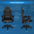 Yssoa Racing Video Backrest And Seat Height Recliner Gaming Office High Back    