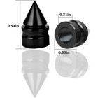 Tire Valve Caps  8 Pack Spike Aluminium Alloy Auto Air Pressure Stem Caps  Unive