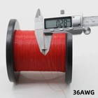 5m Ul10064 40 36 34 32 30 28 26 Awg Electronic Ultra-fine High Temp Hook Up Wire