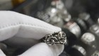 German Wwi Wwii Wermacht Skull 2 Honor Ring  Size 10