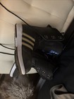 Adidas Samba Men   s Snowboard Boots Black White Blue Winter Skiing Snow