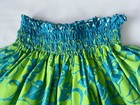 New Teal Ocean Blue Green Hawaiian Pau Pa u Hula Skirt Made In Hawaii
