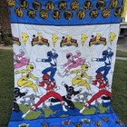 Vintage 1994 Mighty Morphin Power Rangers Twin Comforter Blanket