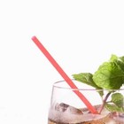 Karat 5 25   Stir Straws  3mm  - Red - 10 000 Ct  C9101  red 