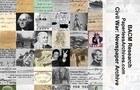 Civil War Newspaper Archive Usb Card