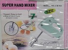 Multi-7 Speed Electric Hand Mixer With Stainless Steel Whisk Green