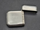 Antique Victorian Sterling Silver Match Safe vesta Case Uk london 1894