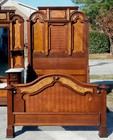 Walnut Two Piece Bedroom Set  bed And Dresser