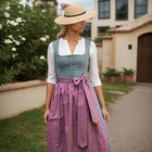 Women s German Dirndl Dress Holiday Oktoberfest Costume Traditional Bavarian Bee