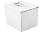 Antique Victorian Sterling Silver Tea Caddy  1890 