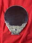 Vanity Mirror Vintage Silver Plated Stand-up Ladies Make-up Boudoir Fancy 8 