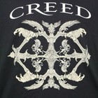 Creed Official  medium  - Summer Of  99 - Human Clay Tour 2024 Gold Symbol Shirt