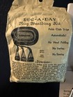 Vtg Nu-flex Rug-a-day Braiding Kit Cloth Folders Set Of 9