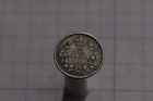               Canada 5 Cents 1909 Silver Round Leaves Sharp Details B78  w179