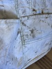 True Vintage 30s 40s Duck Canvas Work Painting Apron With Pockets And Rivets Art