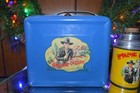 Vtg Hopalong Cassidy By Aladdin 1950   s Metal Lunch Box   Thermos Cap Missing