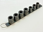 Mac Tools 7pc 12 - 18mm Metric  3 8    Drive Impact Foreign Object Extractor Set