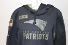 Nfl Nike Dri-fit Salute To Serve Sweatshirt Hoodie Black Boys Size Xs