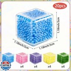 Hooqict 20pcs Stress Cube Squishy Stress Balls Ice Cube Fidget Se
