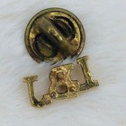 Vtg Lbj Lyndon B Johnson Gold Tone Initials Presidential Campaign Lapel Pin