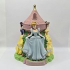 Disney World Princesses Castle Plastic Piggy Bank Disneyland Resort No Plug  9 h