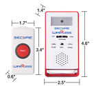 Wireless Remote Nurse Call Button Caregiver Alert Seniors Elderly Help Pendant 