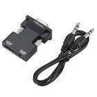 Audio Jack Hdmi To Vga Adapter Female Hdmi To Male Vga Connecter Laptop Pc To Tv