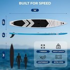 Serenelife 14  Inflatable Racing Sup Board W  Accessories   Gopro Mount