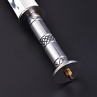 European Double Edge Sword Dirk-style Fighting Blade With Leather Sheath