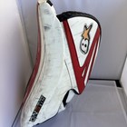 Brian   s Goalie Blocker Rh G-netik 3 White Red Made In Canada Foam Technology