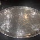Antique 19th C Webster Mfg Co 31    Silverplate Serving Tray Victorian Engraved