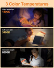 Reading Light rechargeable Book Light For Reading In Bed upgraded Portable Clip-