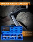 Inner Cv Joint Puller Slide Hammer Wheel Drive Axle Half Shaft Removal Tool Kit
