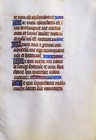 1420 Amazing Liturgical Manuscript On Vellum  Original Leaf From A Book Of Hours