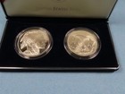 2001 American Buffalo Commemorative Silver Dollar Set Proof   Uncirculated Coins
