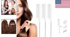 3 Pack White Carbon Fiber Combs For Salon-quality Hair Styling - Heat Resistant