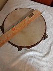 Middle Eastern Syria 1950 s Nickel Plated Brass Darbuka Percussion Drum As Is