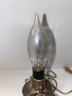 Vintage Nautical Ship Desk Lamp Engine Room Telegraph Wheel 7  Tall Wood Base