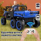 Kids 2 Seater Ride On Car 24v Electric Dump Truck 4wd Utv W parental Remote Led