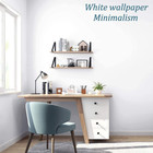 118x17 7 White Wallpaper Contact Paper Waterpoof Peel And Stick Self-adhesive