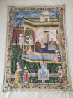 Fantastic Vintage Indian Mughal Design Painted Textile Panel Item1144